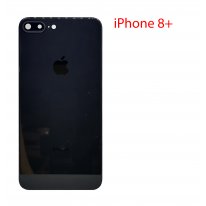 Задняя крышка (стекло) с объективом для Apple iphone 8 plus чёрный